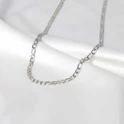 Ατσάλινη ανδρική αλυσίδα 0,35cm