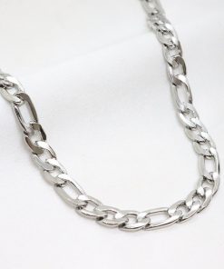 Ατσάλινη αλυσίδα σε ασημί χρώμα
