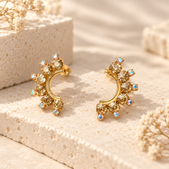 Solenne – Χειροποίητα Σκουλαρίκια με Swarovski