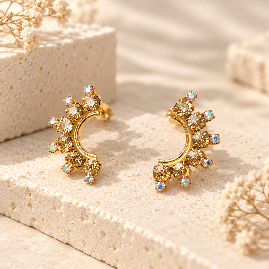 Solenne – Χειροποίητα Σκουλαρίκια με Swarovski