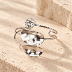 Lumira - Χειροποίητο Ασημί Βραχιόλι με Swarovski